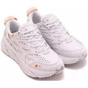 HOKA VIBRANT BLOOM CLIFTON L FLOWER EMBROIDERED LEATHER SHOES SNEAKERS🌺NIB!